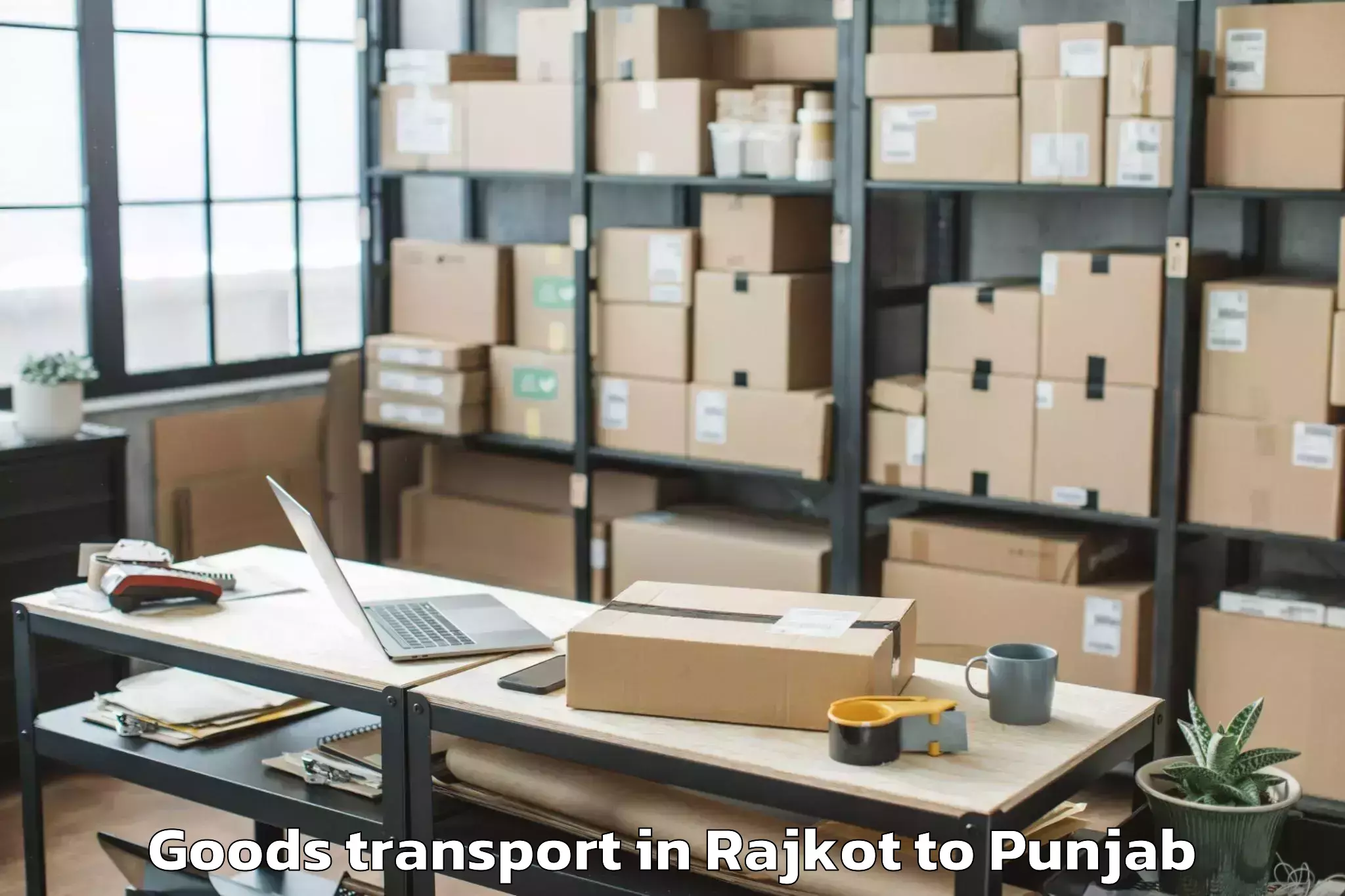 Book Rajkot to Talwandi Bhai Goods Transport Online